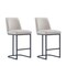 Manhattan Comfort Serena Counter Stool in Light Grey, 2PK 2-CS017-LG - alternate 5